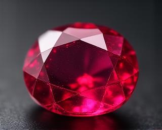 Burmese pigeon blood ruby gemstone